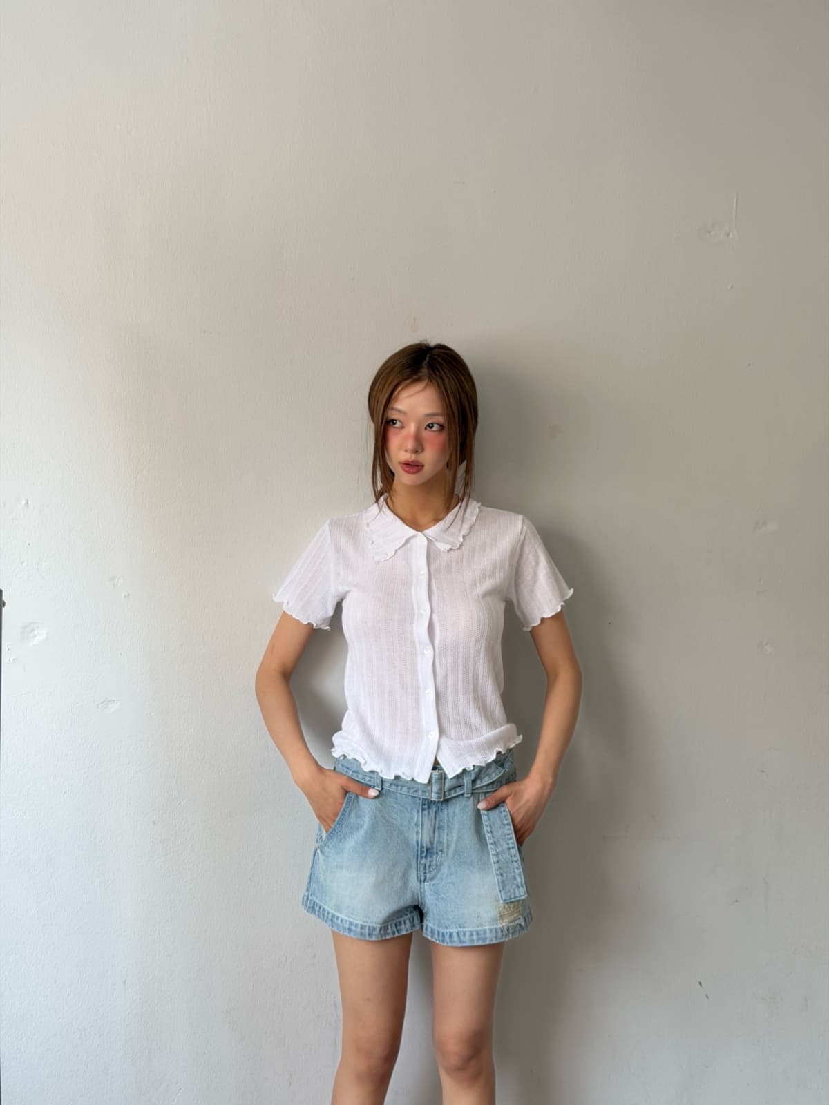 knit collared shirt - 이미지 3