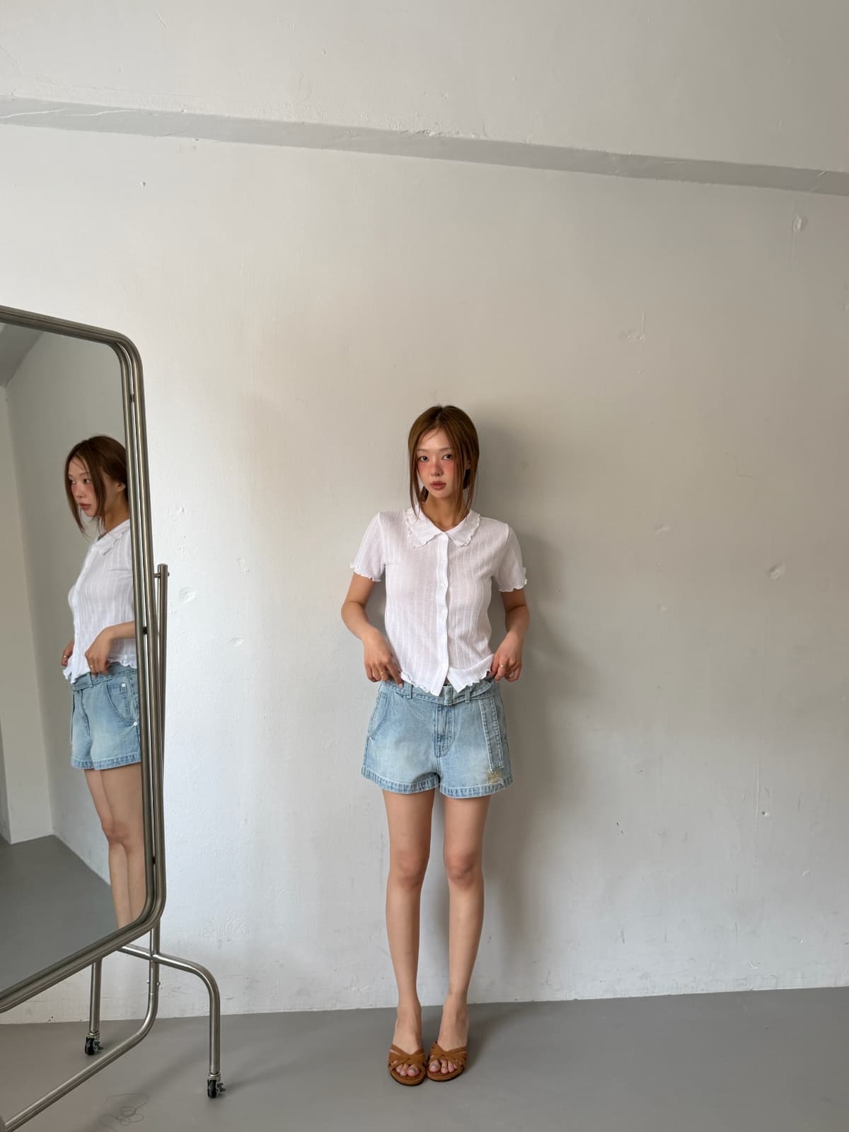 knit collared shirt - 이미지 2