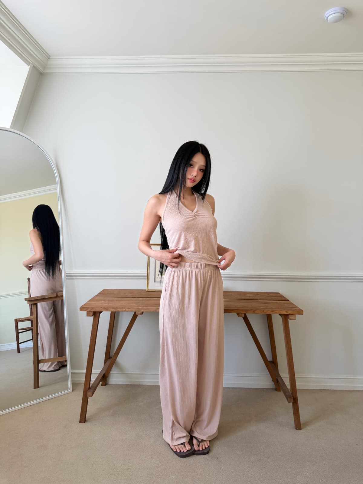ribbed set - 이미지 4