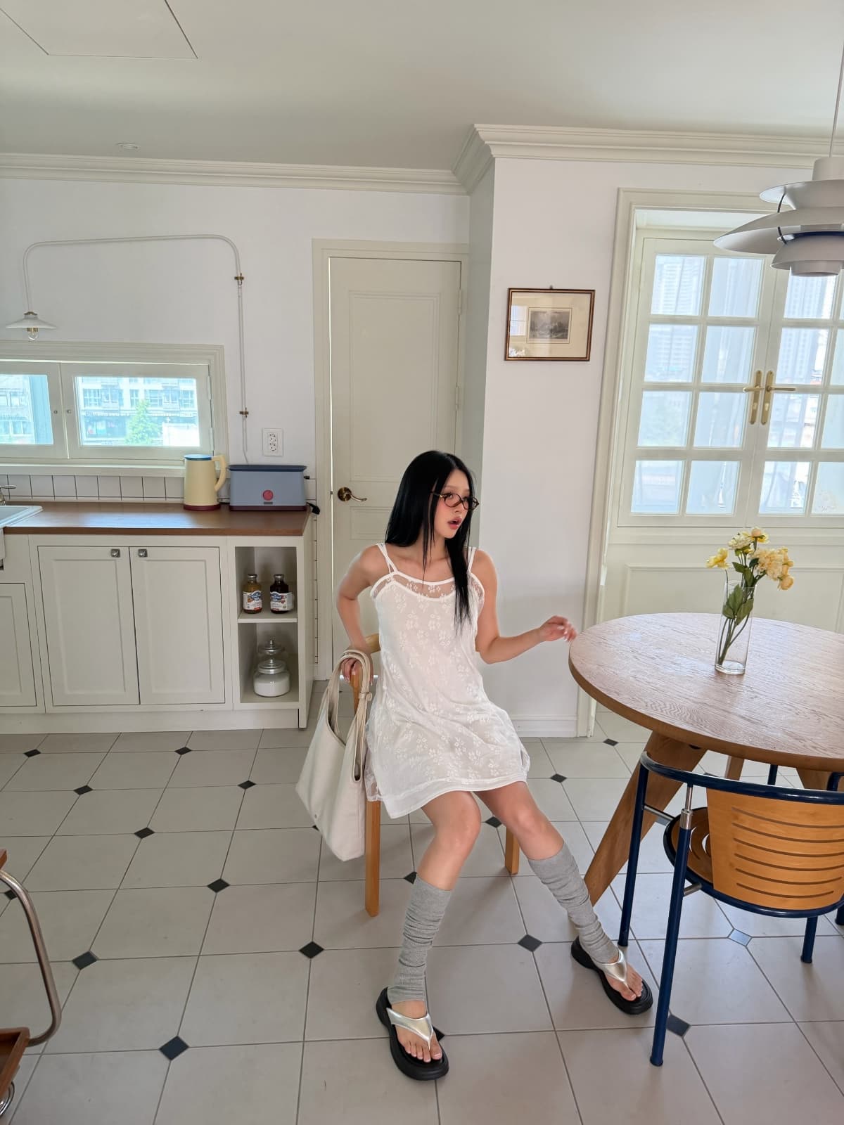 Lace dress set - 이미지 12