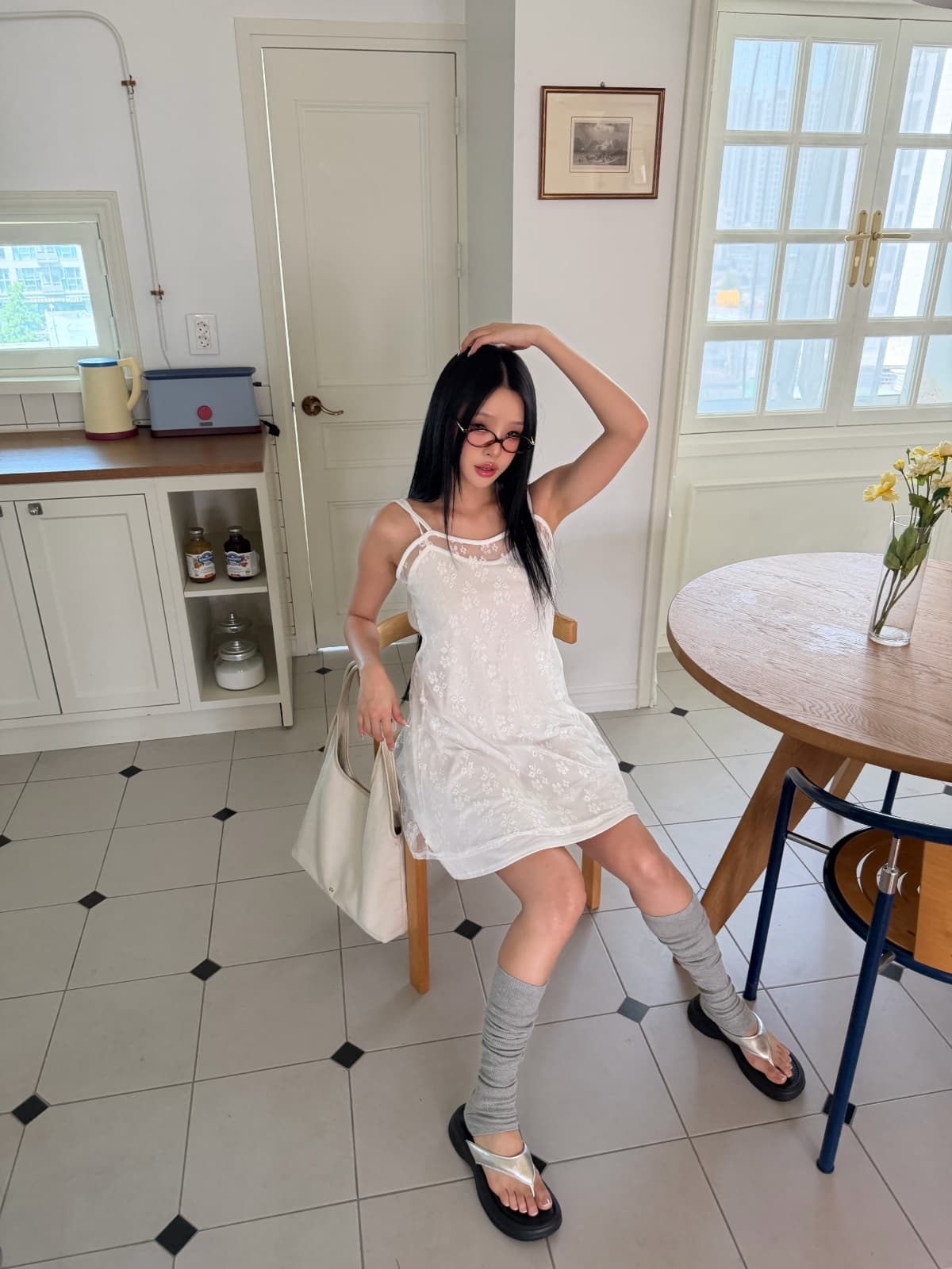 Lace dress set - 이미지 5