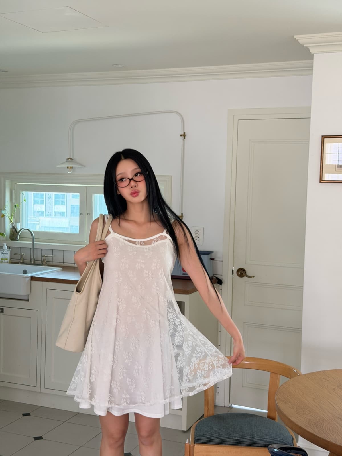 Lace dress set - 이미지 9