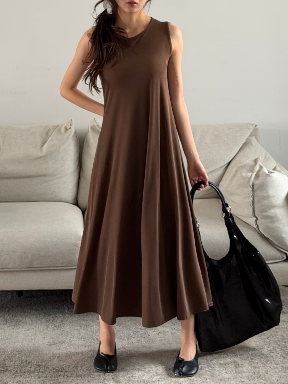 Asymmetrical dress - 이미지 1