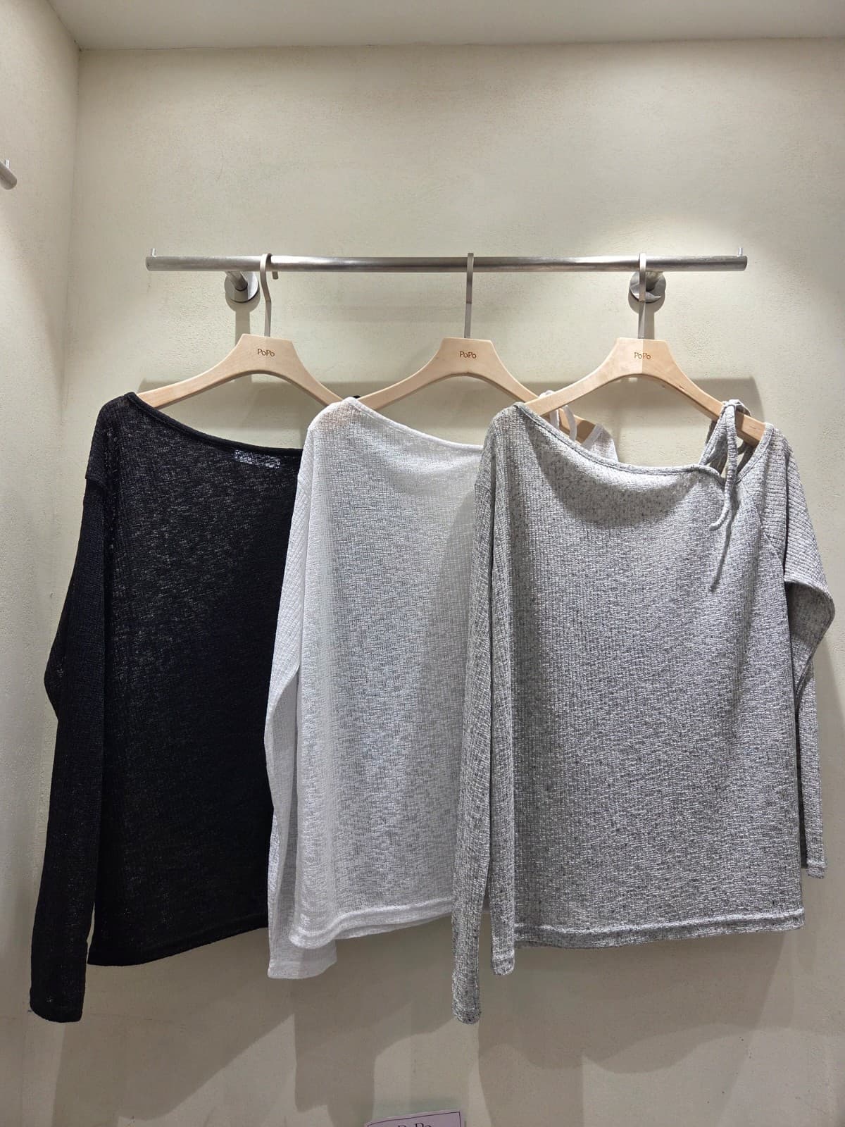 Linen Off-Ribbon Tee - 이미지 20