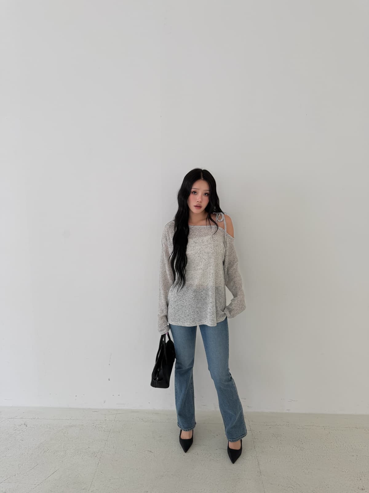 Linen Off-Ribbon Tee - 이미지 18