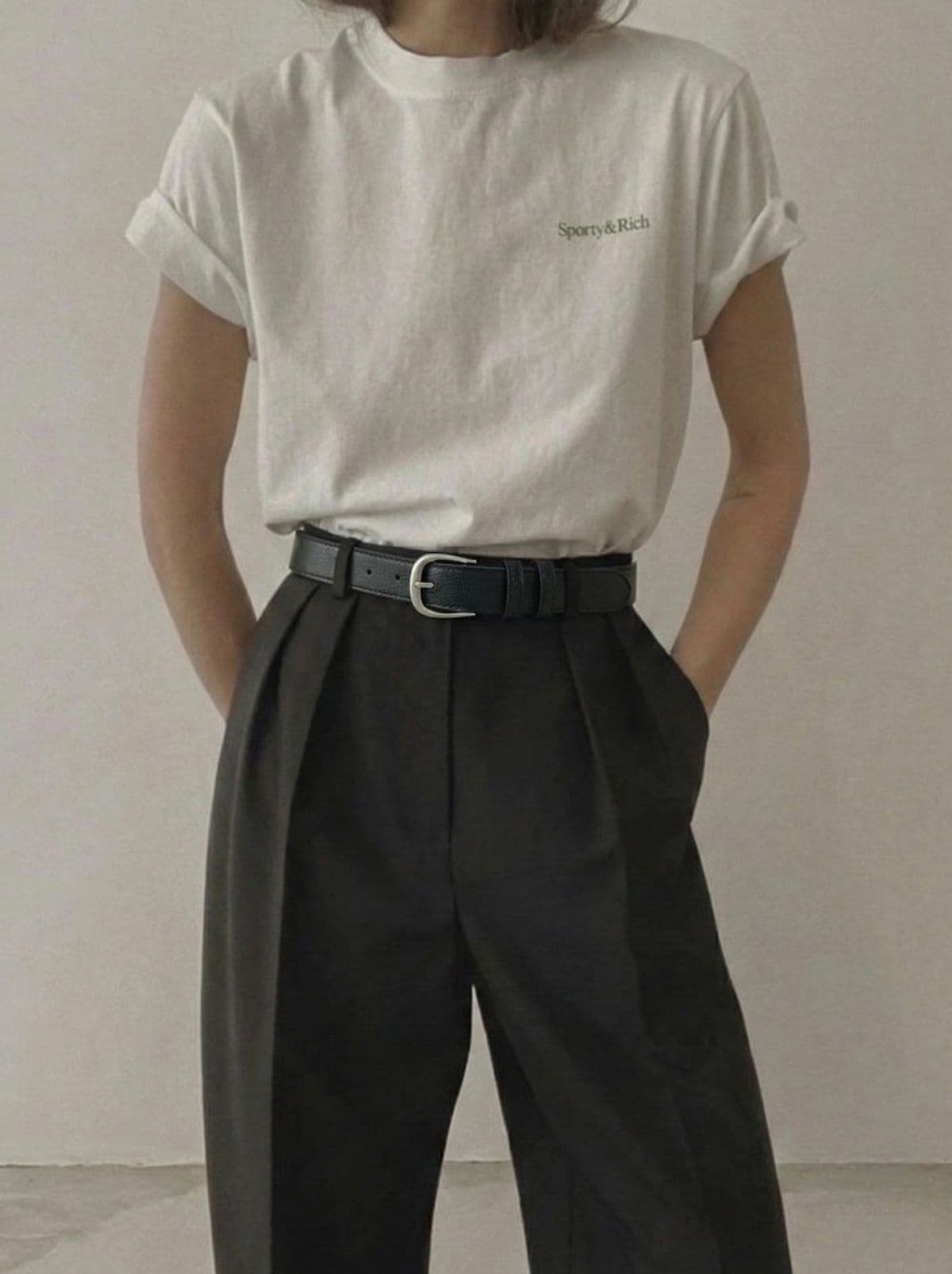 25 Twisted Double Ring Belt - 이미지 1