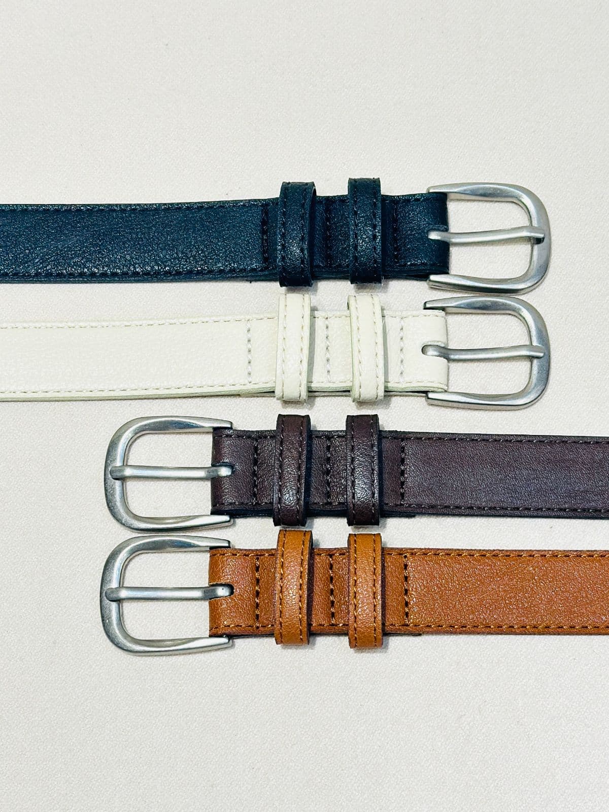 25 Twisted Double Ring Belt - 이미지 4