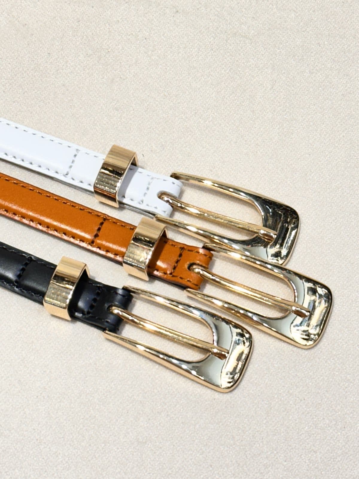 15 Fork Volume Cowhide Belt - 이미지 2