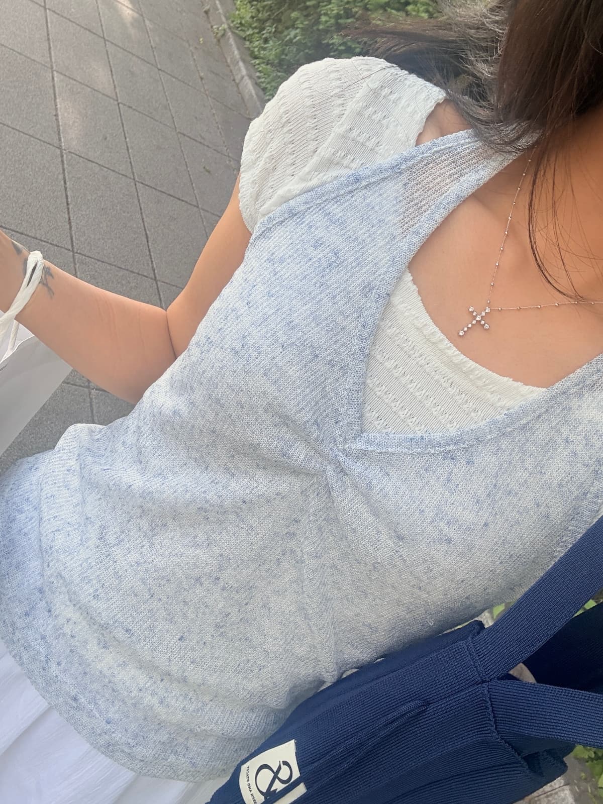 Shirred Halter Sleeveless ( New Summer Basic Delicate Elastic Waist Knit Tee - 이미지 7
