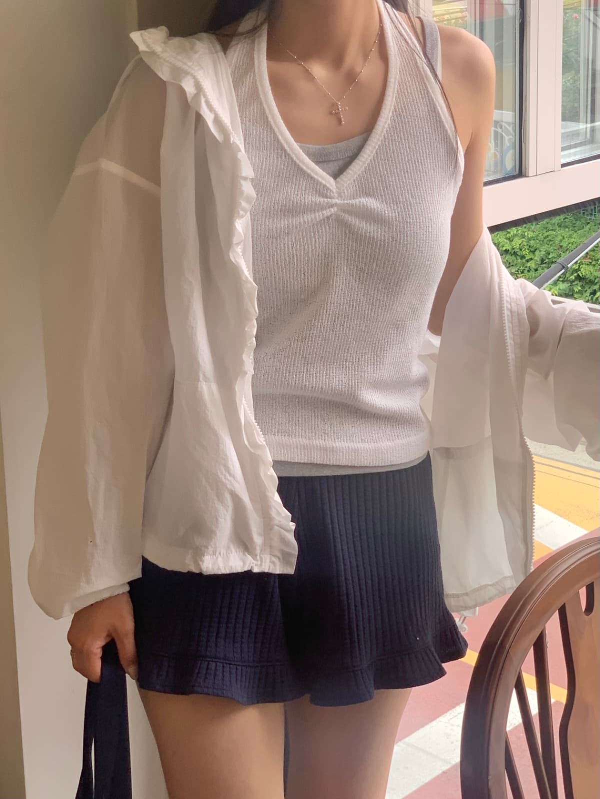 Frill Shorts ( Made in Korea, New Summer Elastic Terry Lace Shorts Single Pair Delicate - 이미지 11