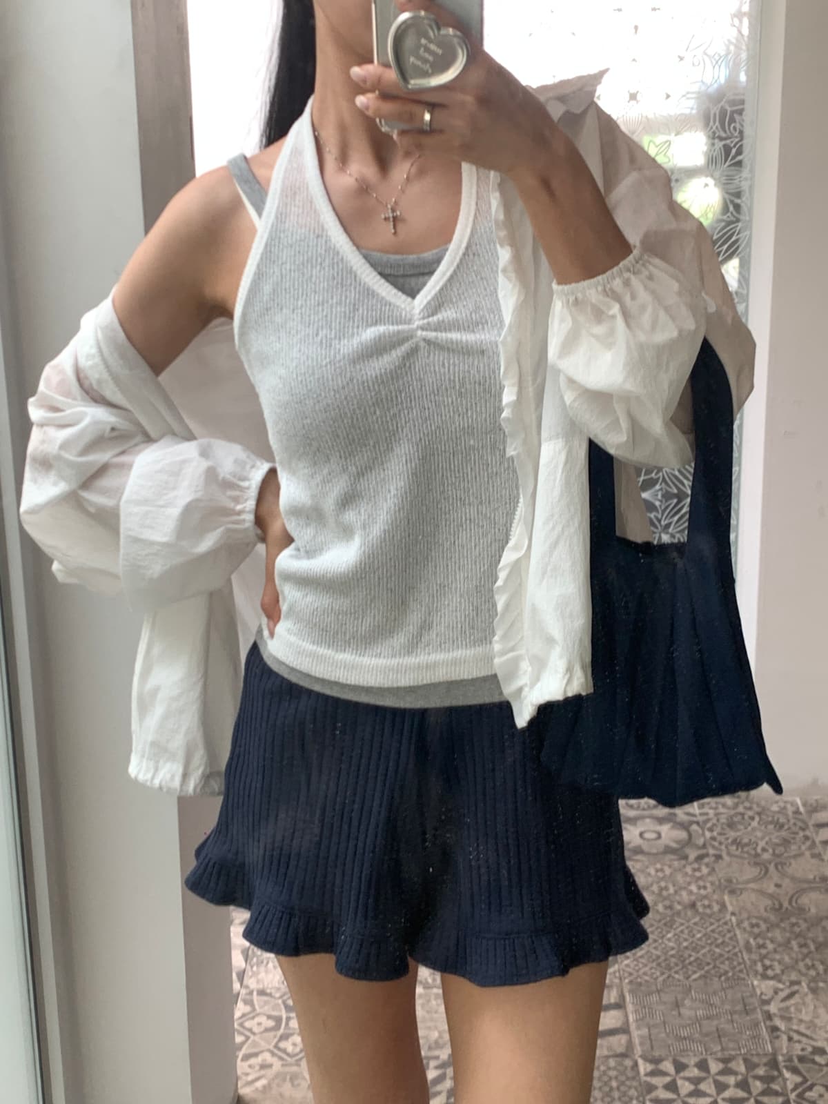 Frill Shorts ( Made in Korea, New Summer Elastic Terry Lace Shorts Single Pair Delicate - 이미지 13