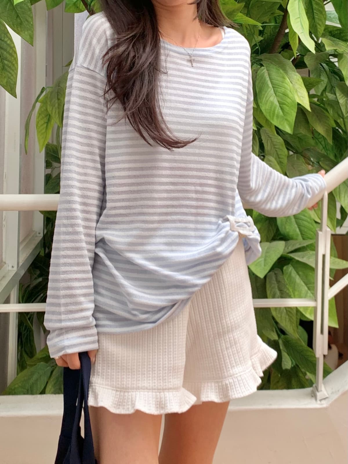 Frill Shorts ( Made in Korea, New Summer Elastic Terry Lace Shorts Single Pair Delicate - 이미지 4
