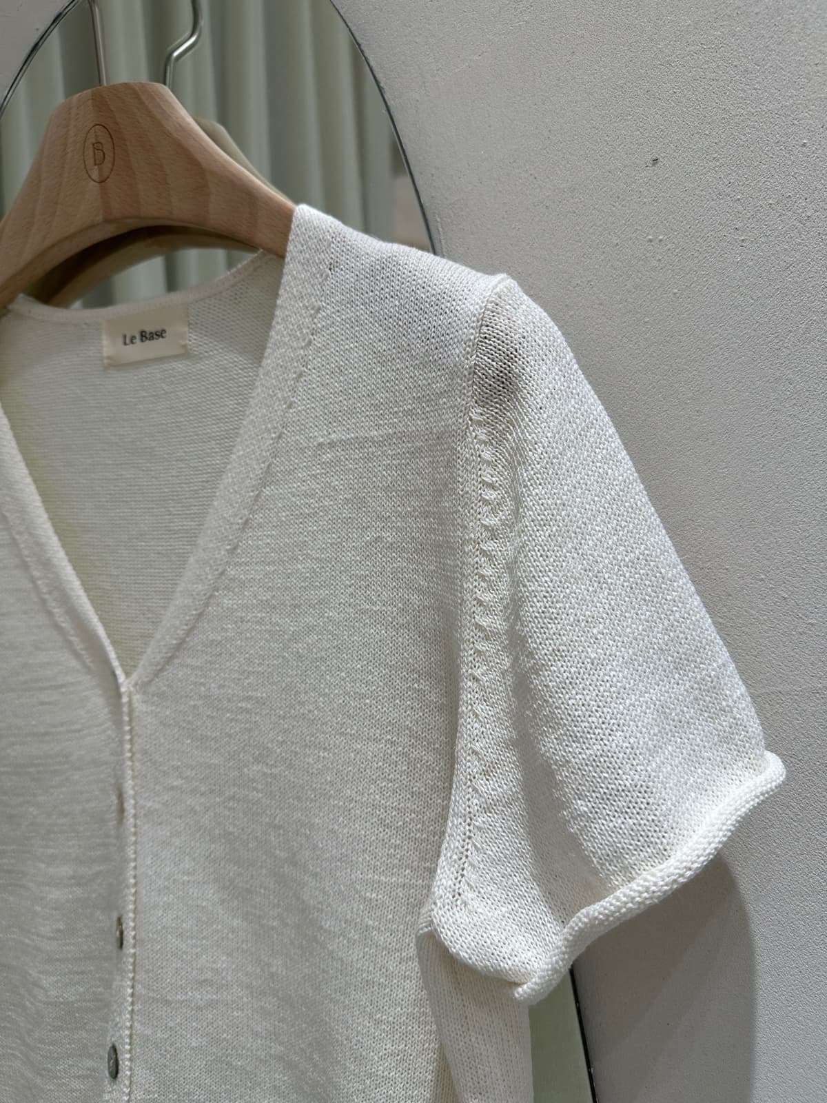 short-sleeved cardigan - 이미지 12