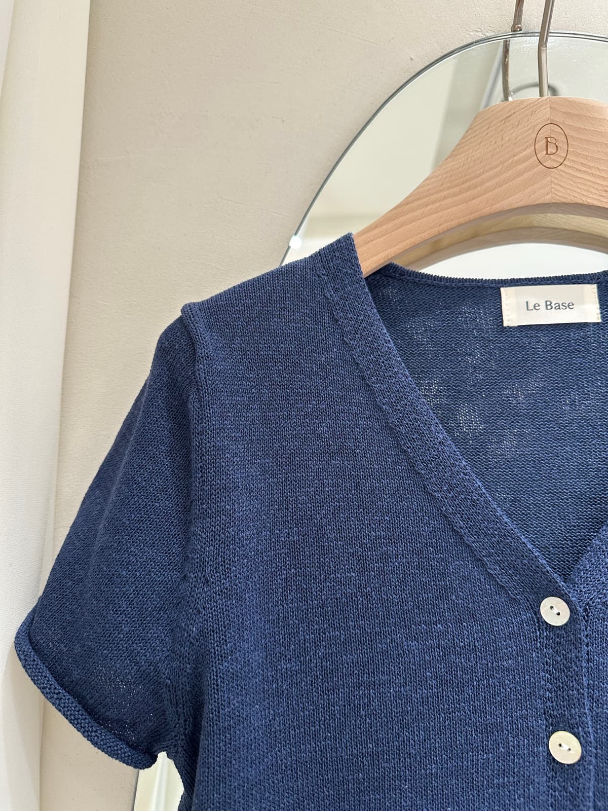 short-sleeved cardigan - 이미지 8