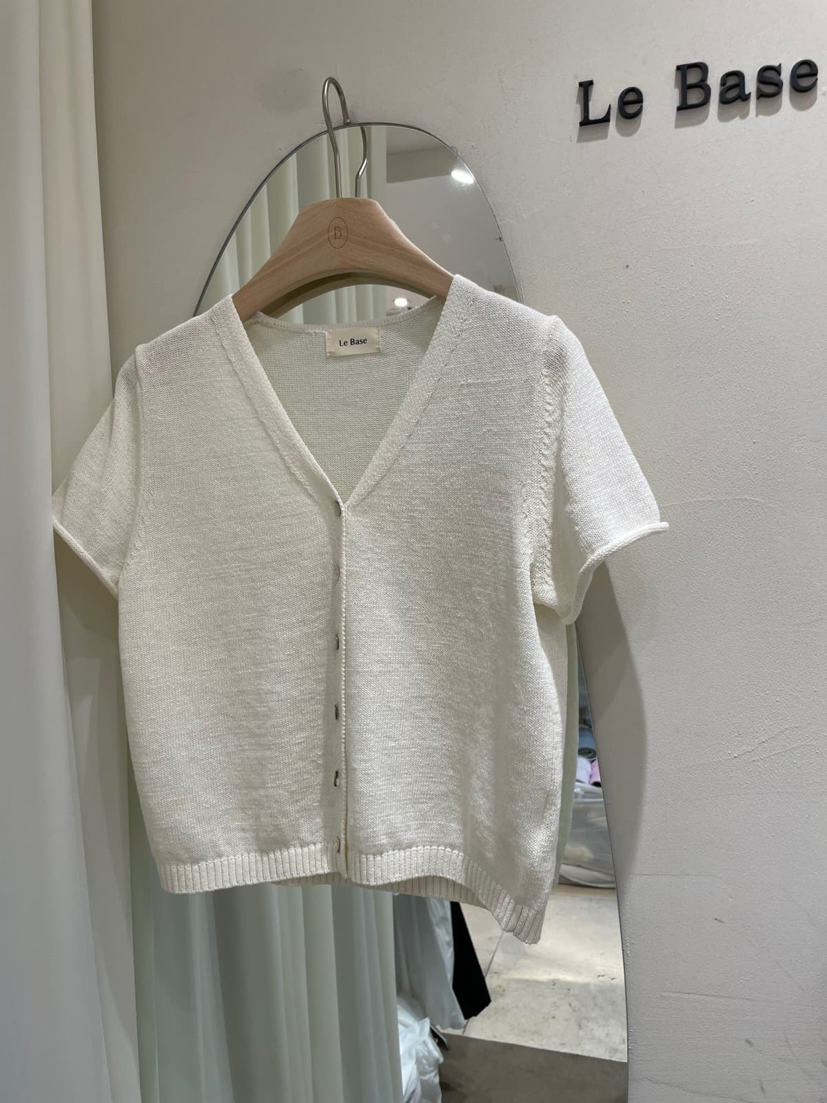 short-sleeved cardigan - 이미지 11