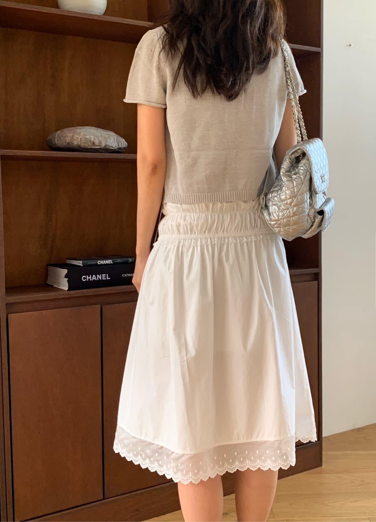 short-sleeved cardigan - 이미지 5
