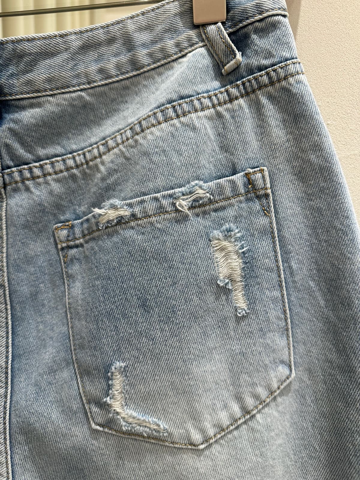 denim shorts - 이미지 5