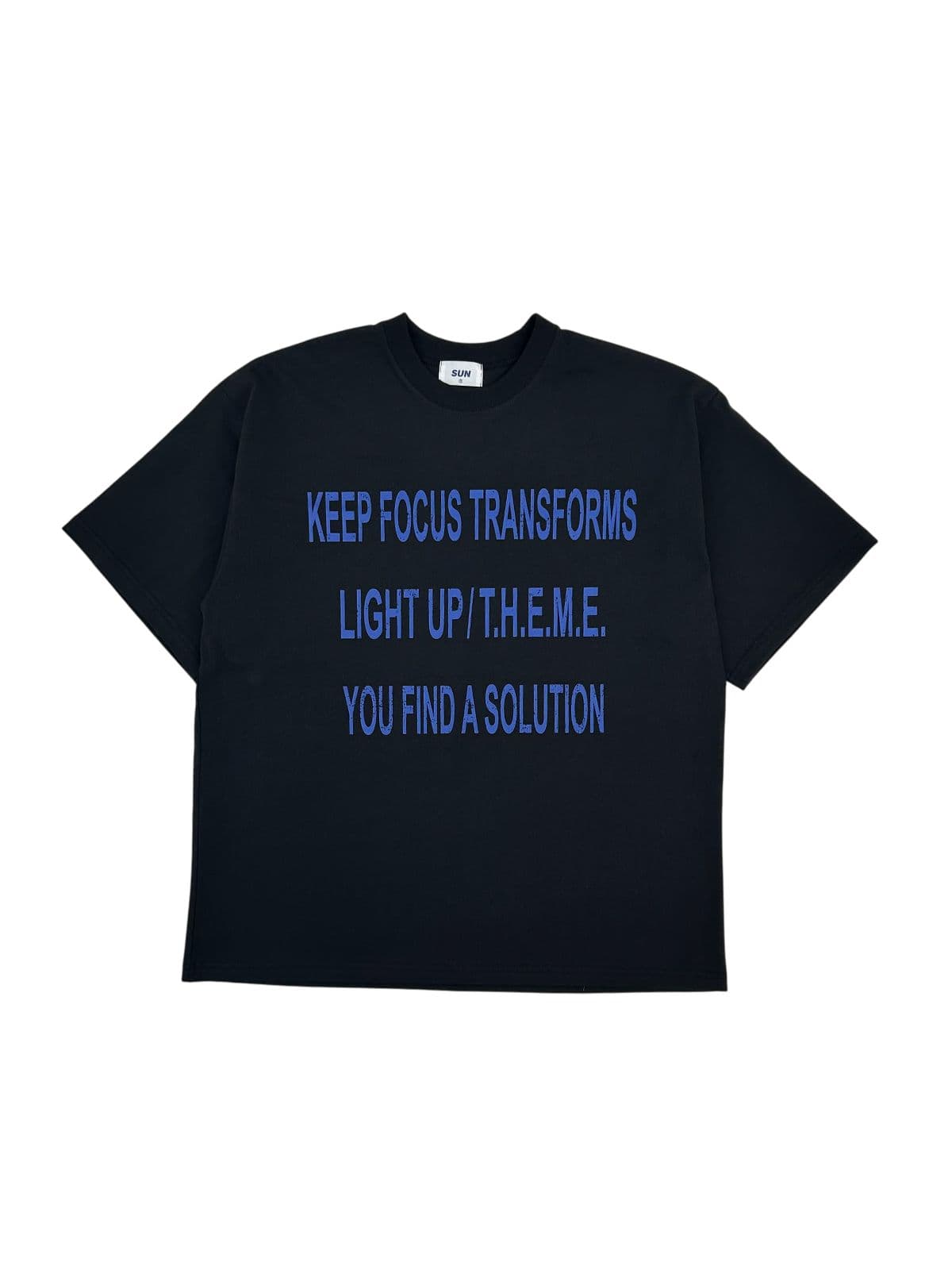 Focus Short Sleeve T-shirt, Size 2, Oversized, Cropped, Big Size, Summer, High Density, 16 Count - 이미지 4