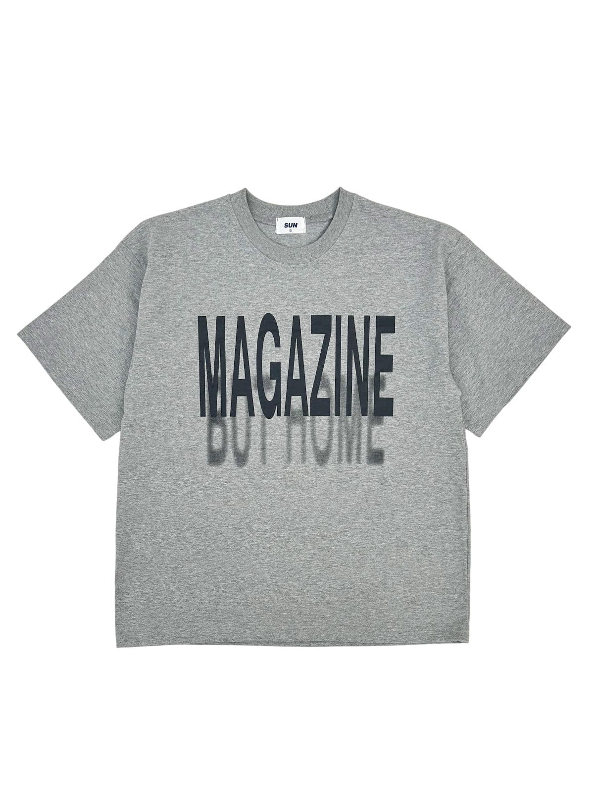 Magazine Short Sleeve T-shirt, Size 2, Oversized, Cropped, Big Size, Summer, High Density, 16 Count, Set - 이미지 4