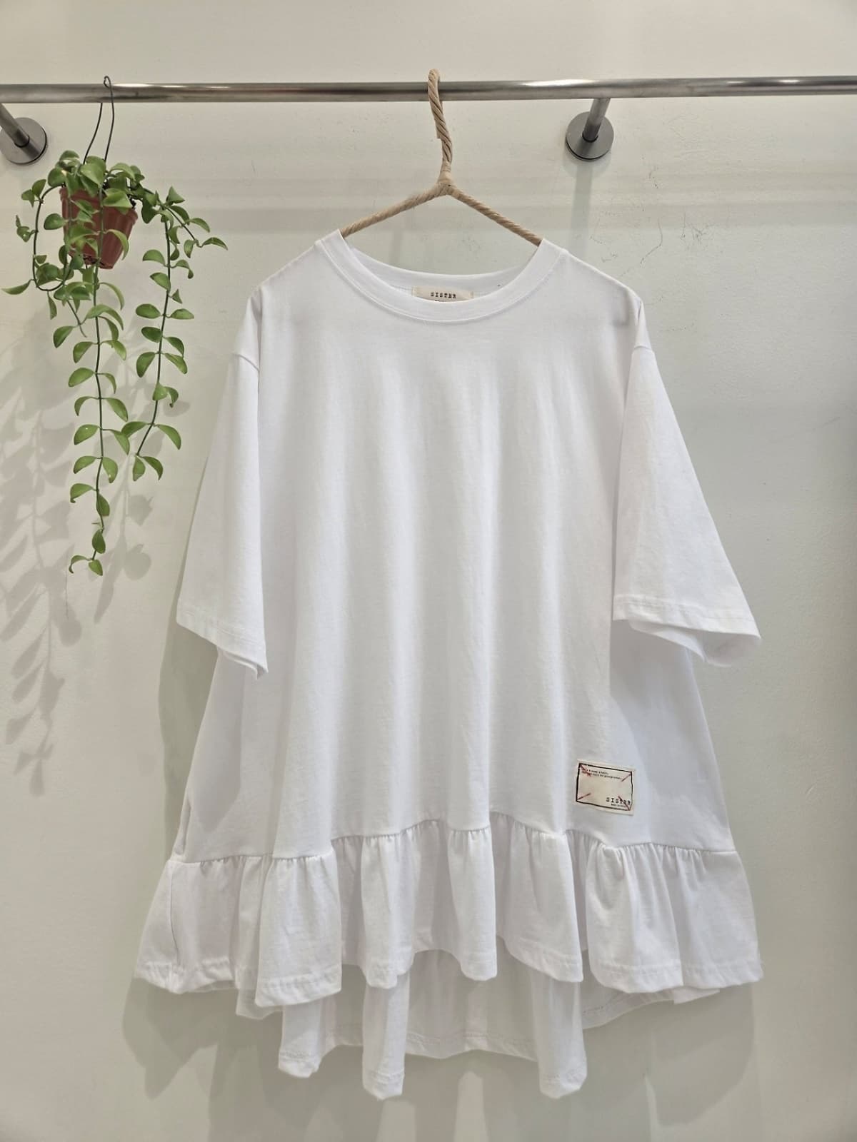 frilled short sleeves - 이미지 3