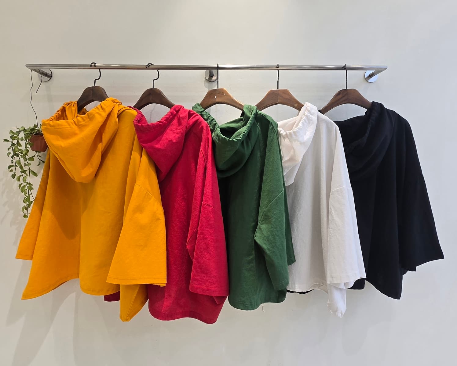linen hoodie - 이미지 2
