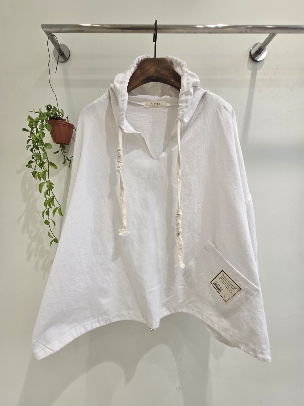 linen hoodie - 이미지 11