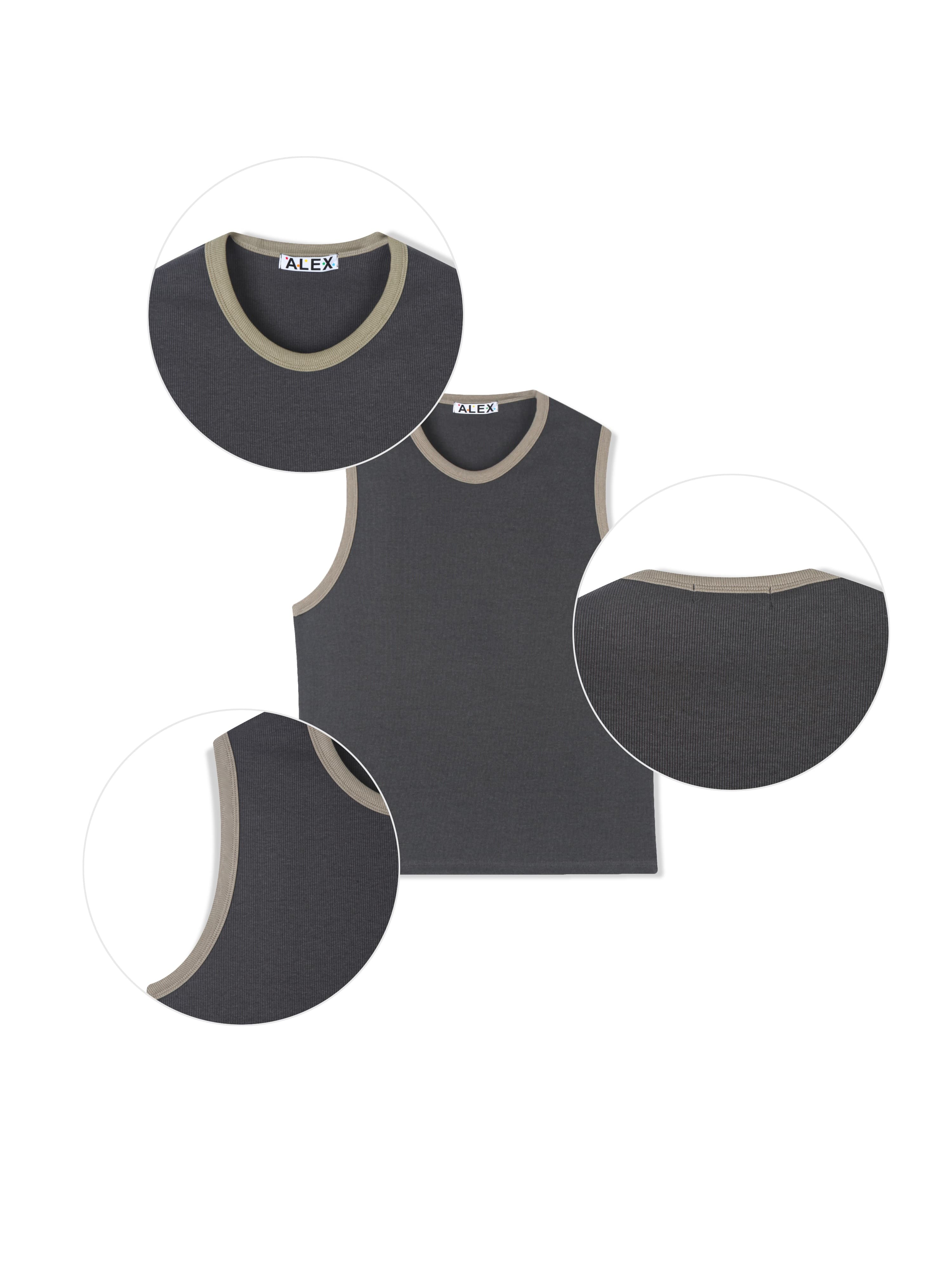 Ringer sleeveless top - 이미지 4