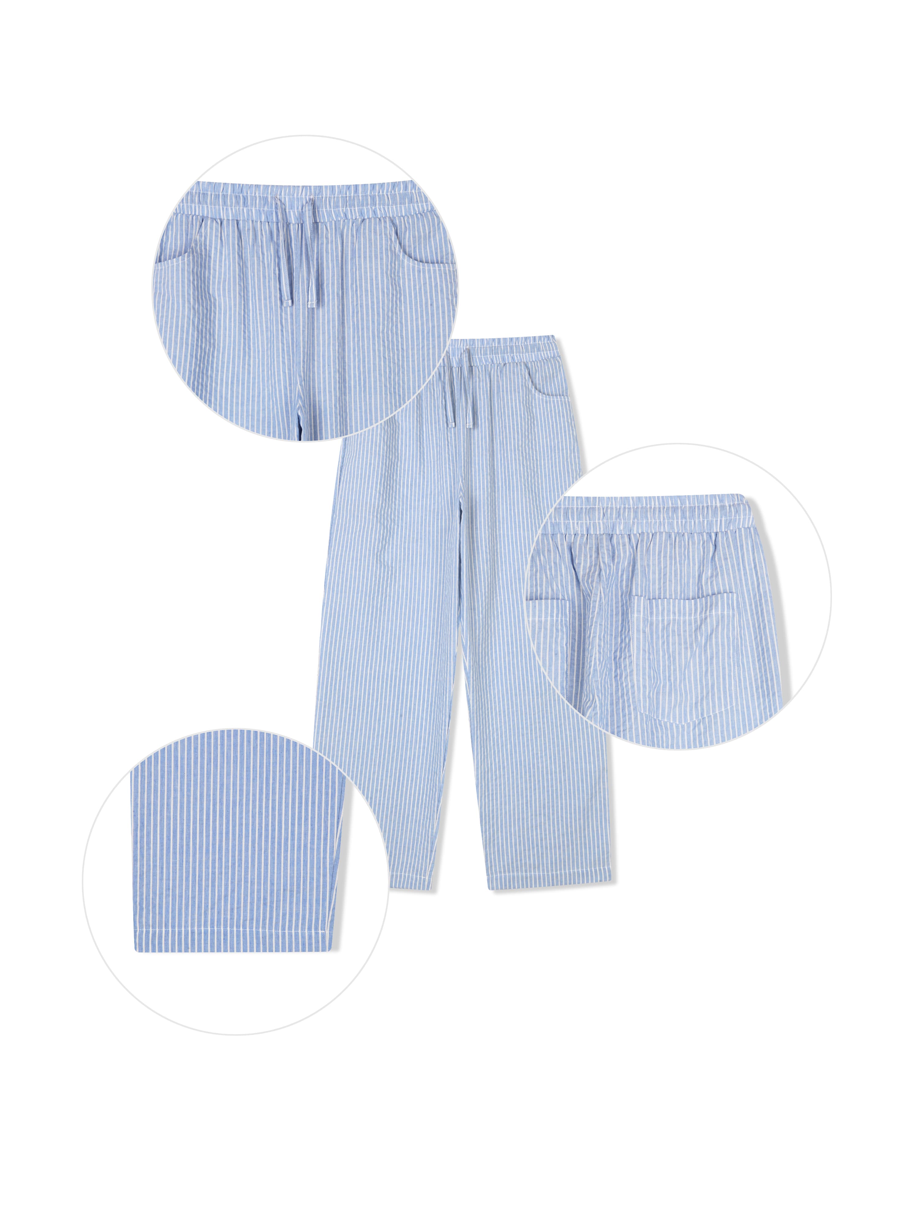 Striped linen pants - 이미지 5