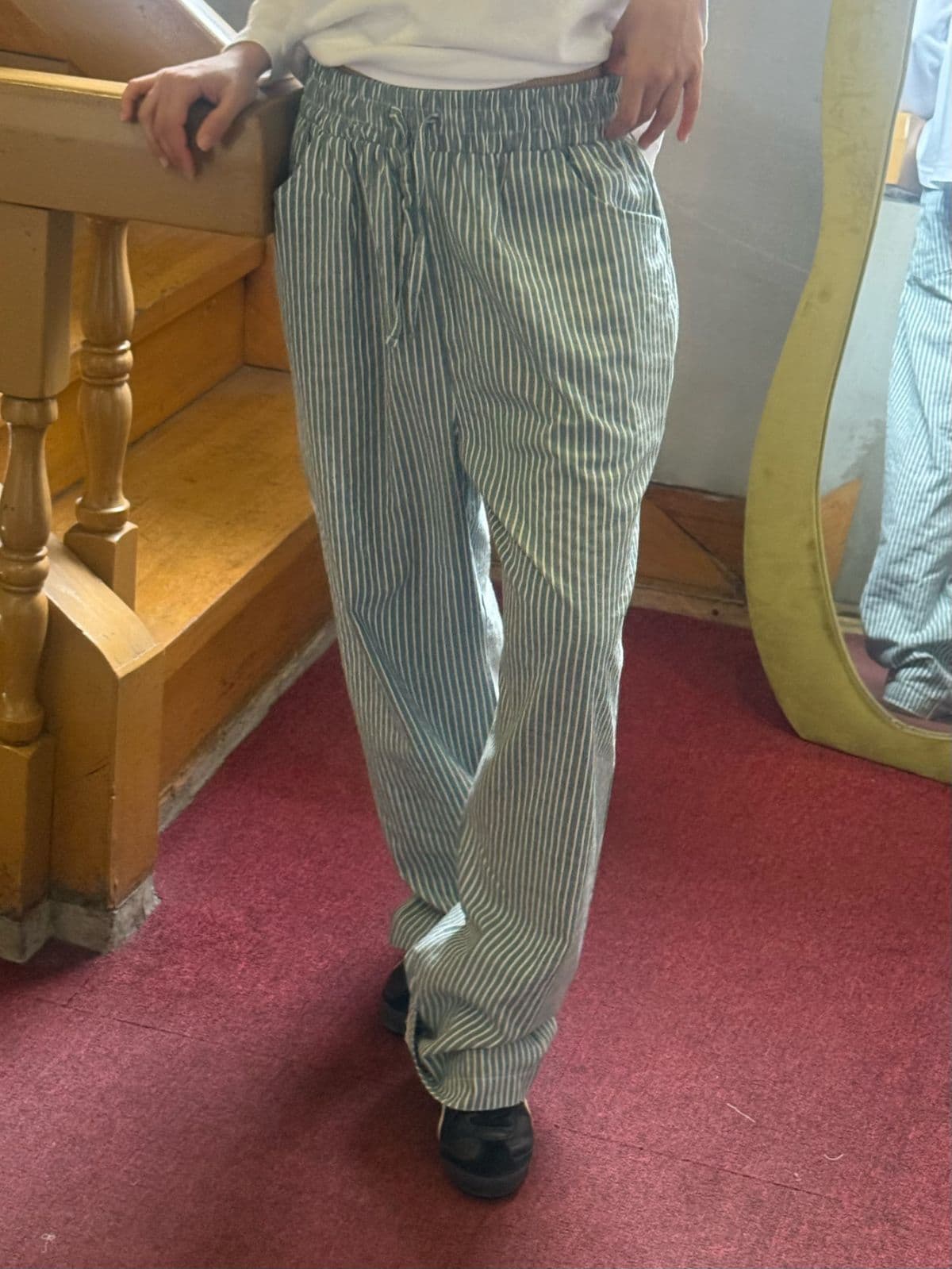 Striped linen pants - 이미지 6