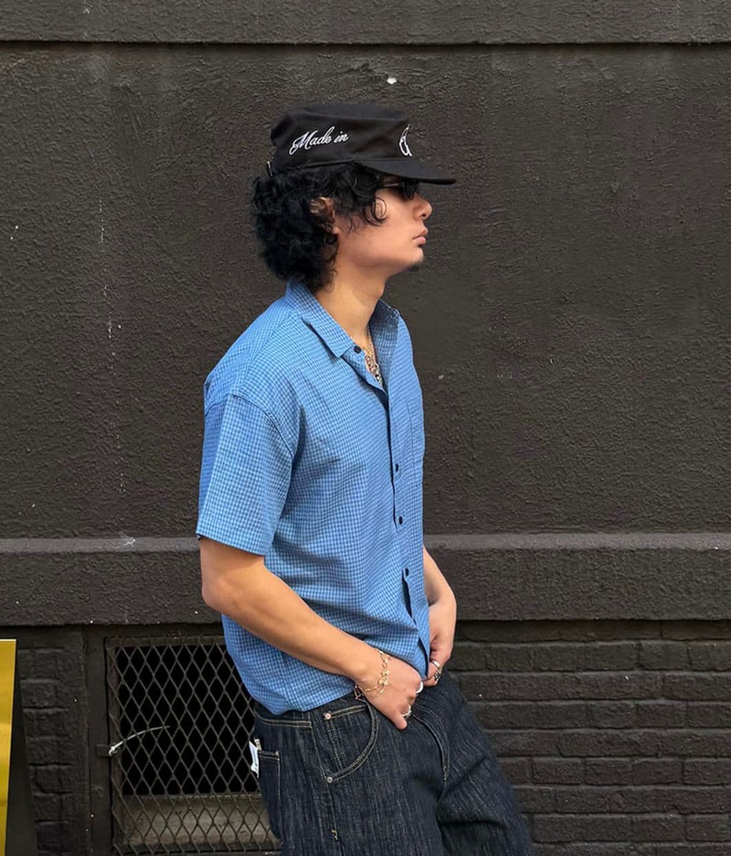 Checked cropped short-sleeve shirt - 이미지 18