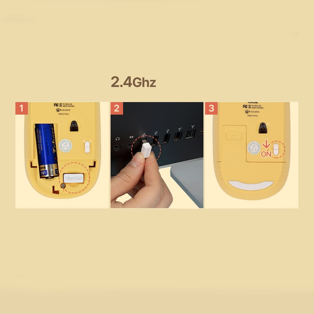 BTS TinyTAN Dynamite Wireless Mouse - 이미지 12