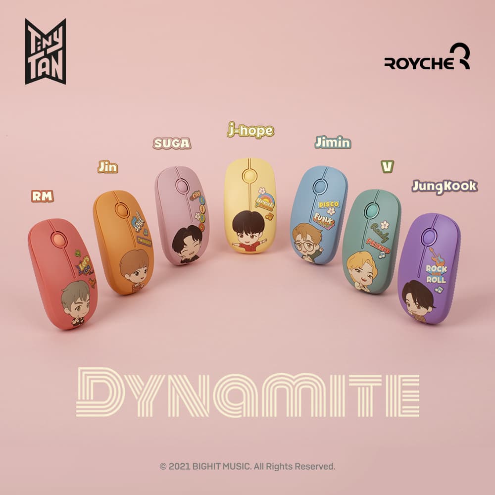 BTS TinyTAN Dynamite Wireless Mouse - 이미지 2