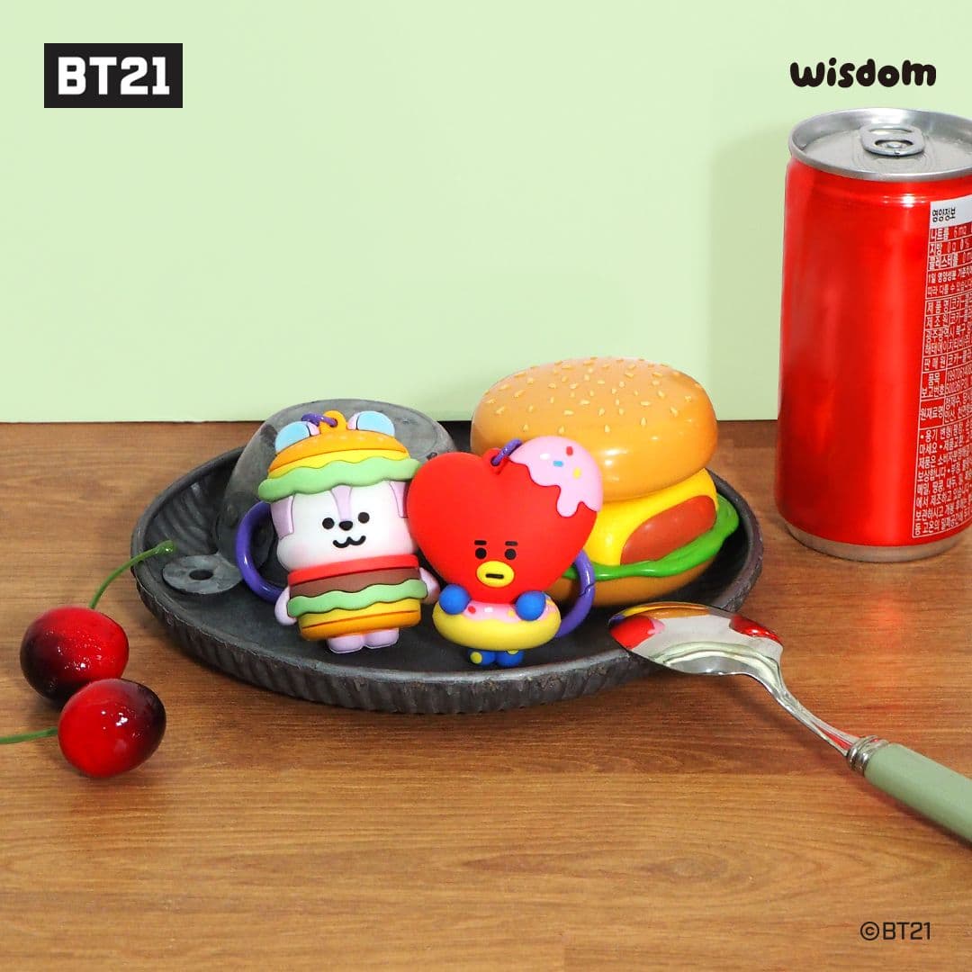 BT21 K-food Figure Keyring - 이미지 5