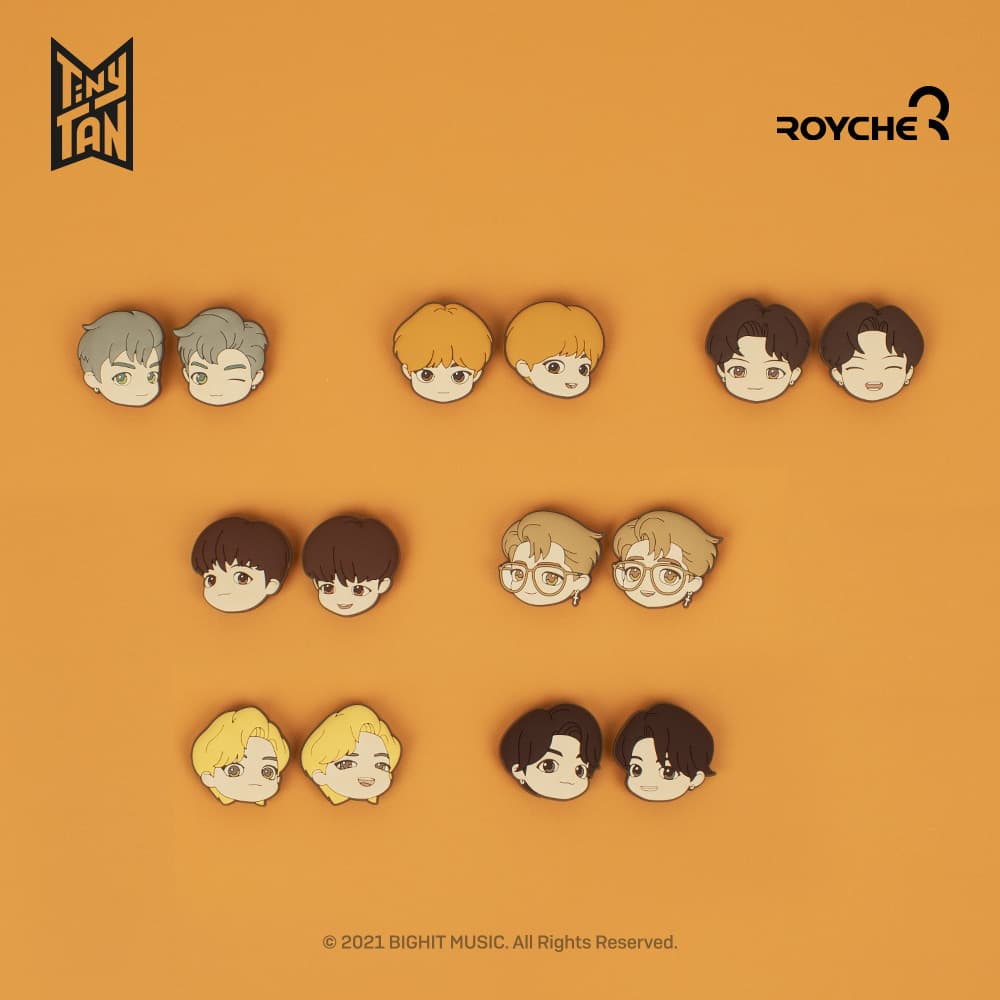 BTS TinyTan Dynamite Rubber Pinbadge - 이미지 1