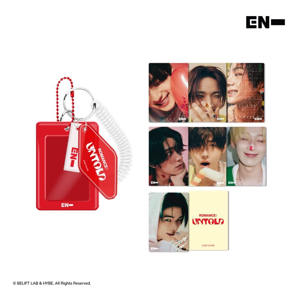 ENHYPEN 3D Lenticular mini Card & Card Holder SET - 이미지 1