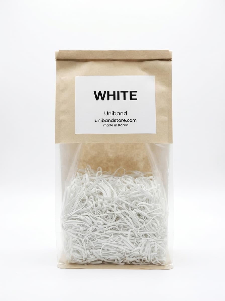 [Made in Korea, KC Certified] Uniband TPU Hair Tie 300g Bulk - Basic Line - 이미지 12