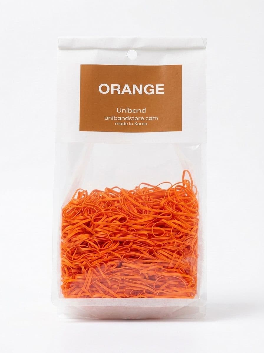 [Made in Korea, KC Certified] Uniband TPU Hair Tie 300g Bulk - Vivid Line - 이미지 10