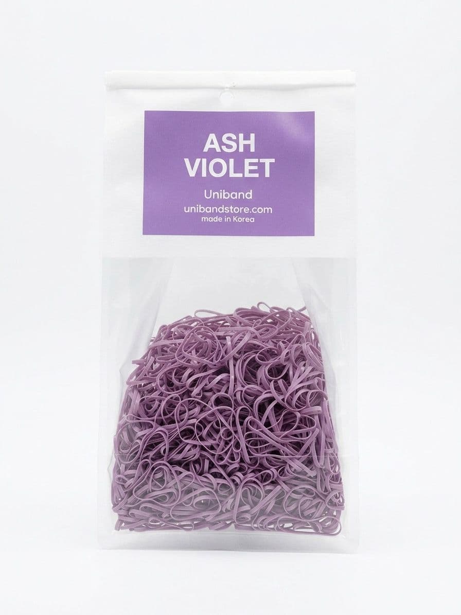 [Domestic KC Certified] Uniband TPU Hair Tie 300g Bulk - Mute & Ash Line - 이미지 4