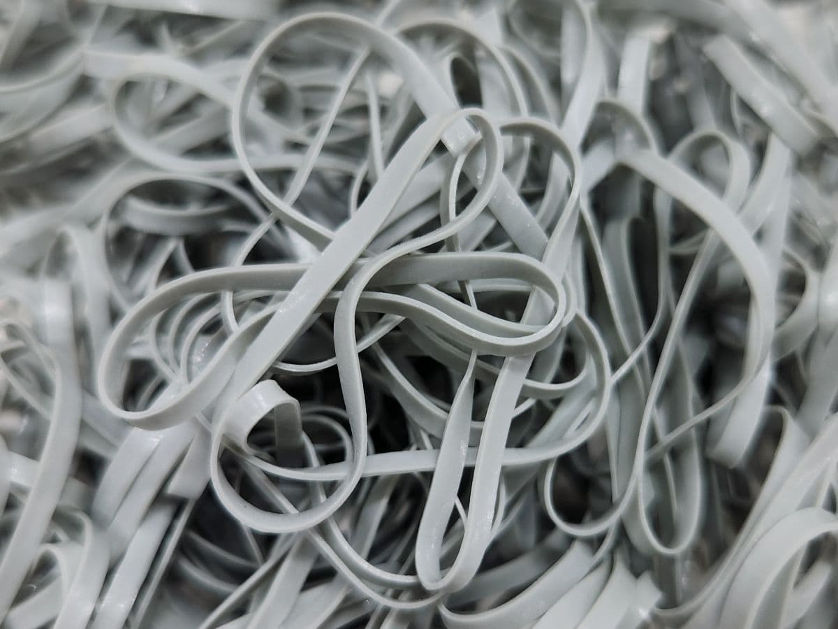 [Domestic KC Certified] Uniband TPU Hair Tie 300g Bulk - Mute & Ash Line - 이미지 3
