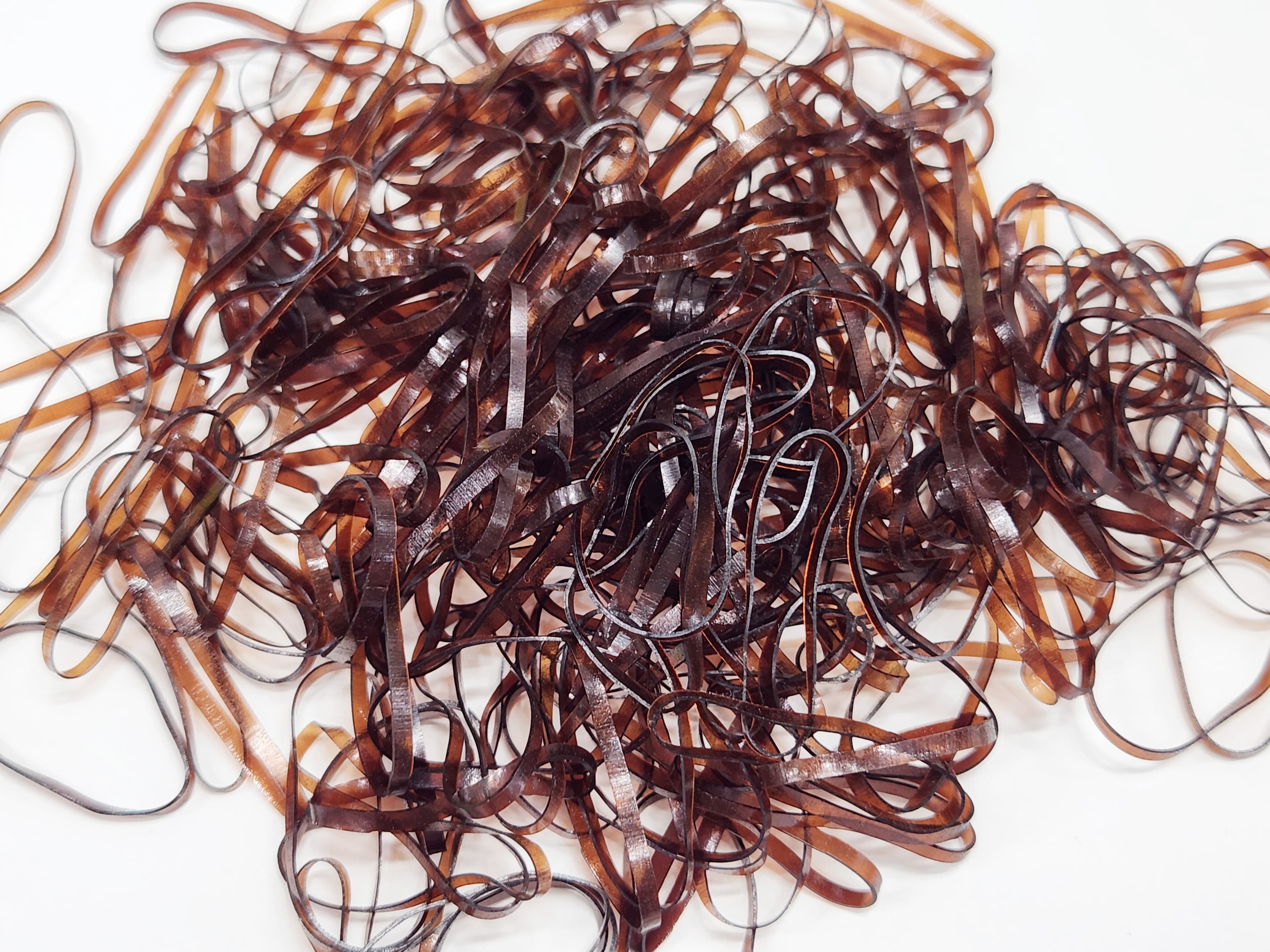 [Made in Korea, KC Certified] Uniband TPU Hair Tie 300g Bulk - Transparent Line - 이미지 9