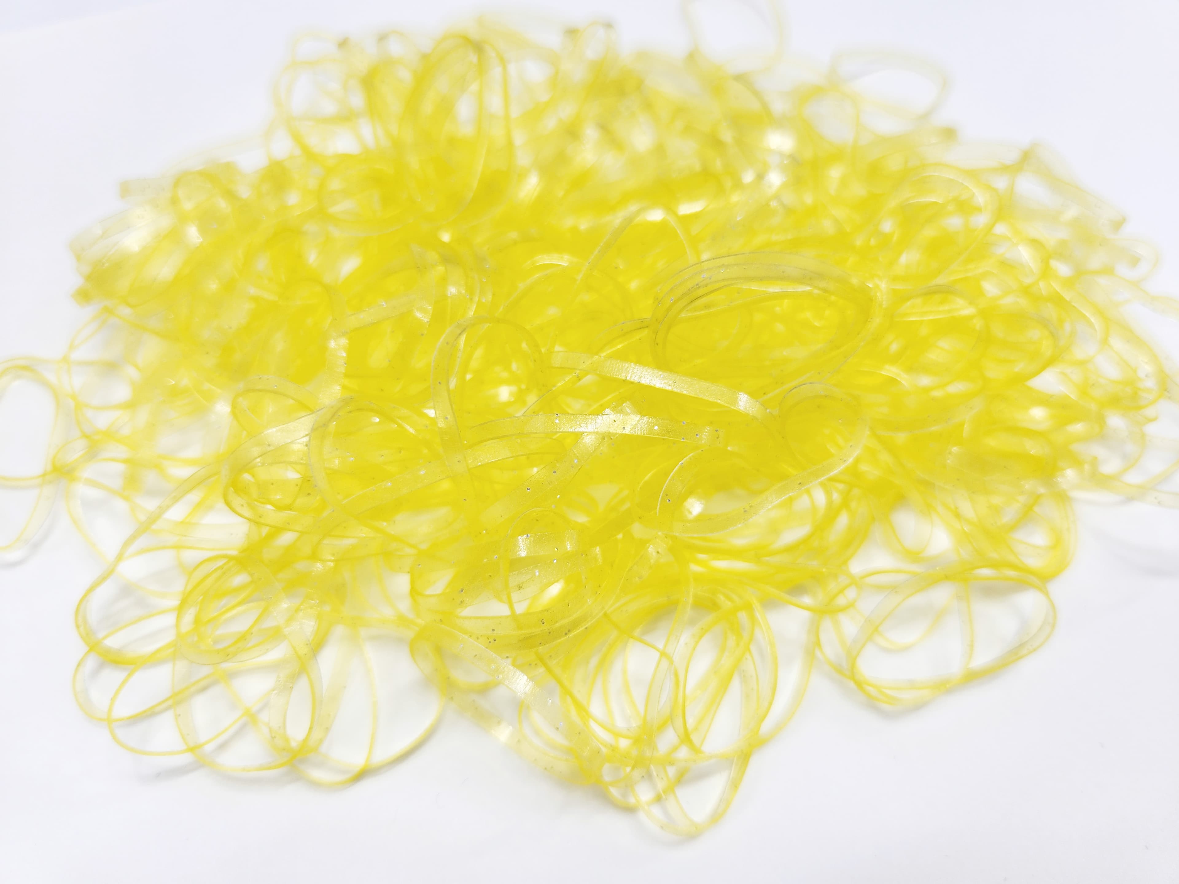 [Made in Korea, KC Certified] Uniband TPU Hair Tie 300g Bulk - Transparent Line - 이미지 15