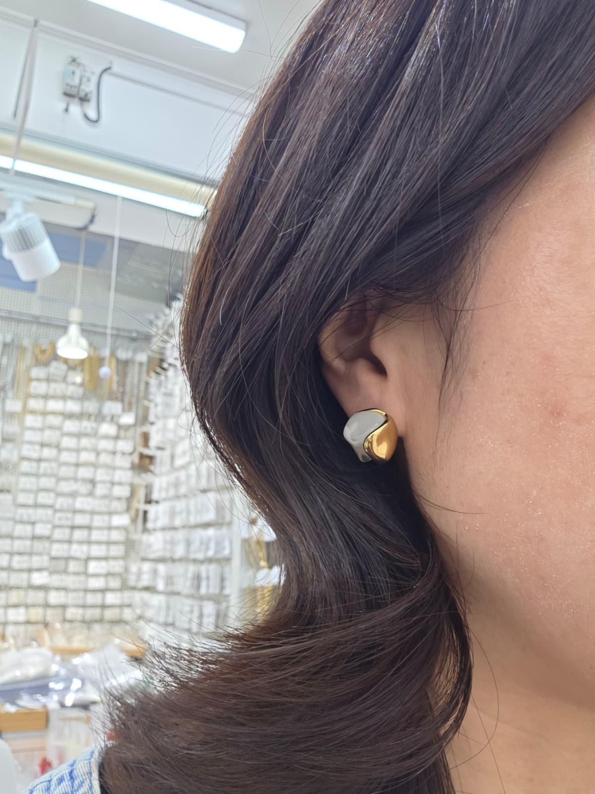 Stainless Surgical Accessory Nickel-Free Smart Ion-Plated Fashion Simple Earrings - 이미지 2
