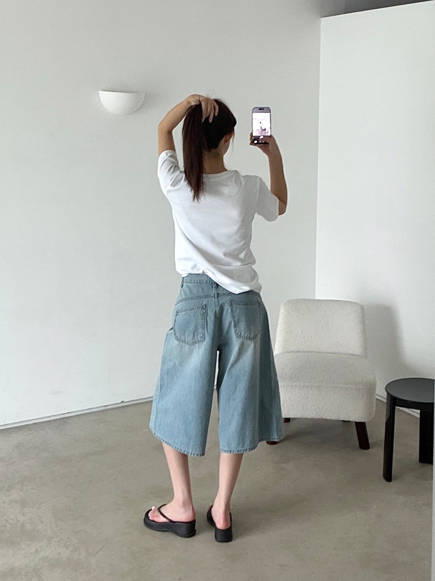 210_5-length Bermuda shorts - 이미지 5