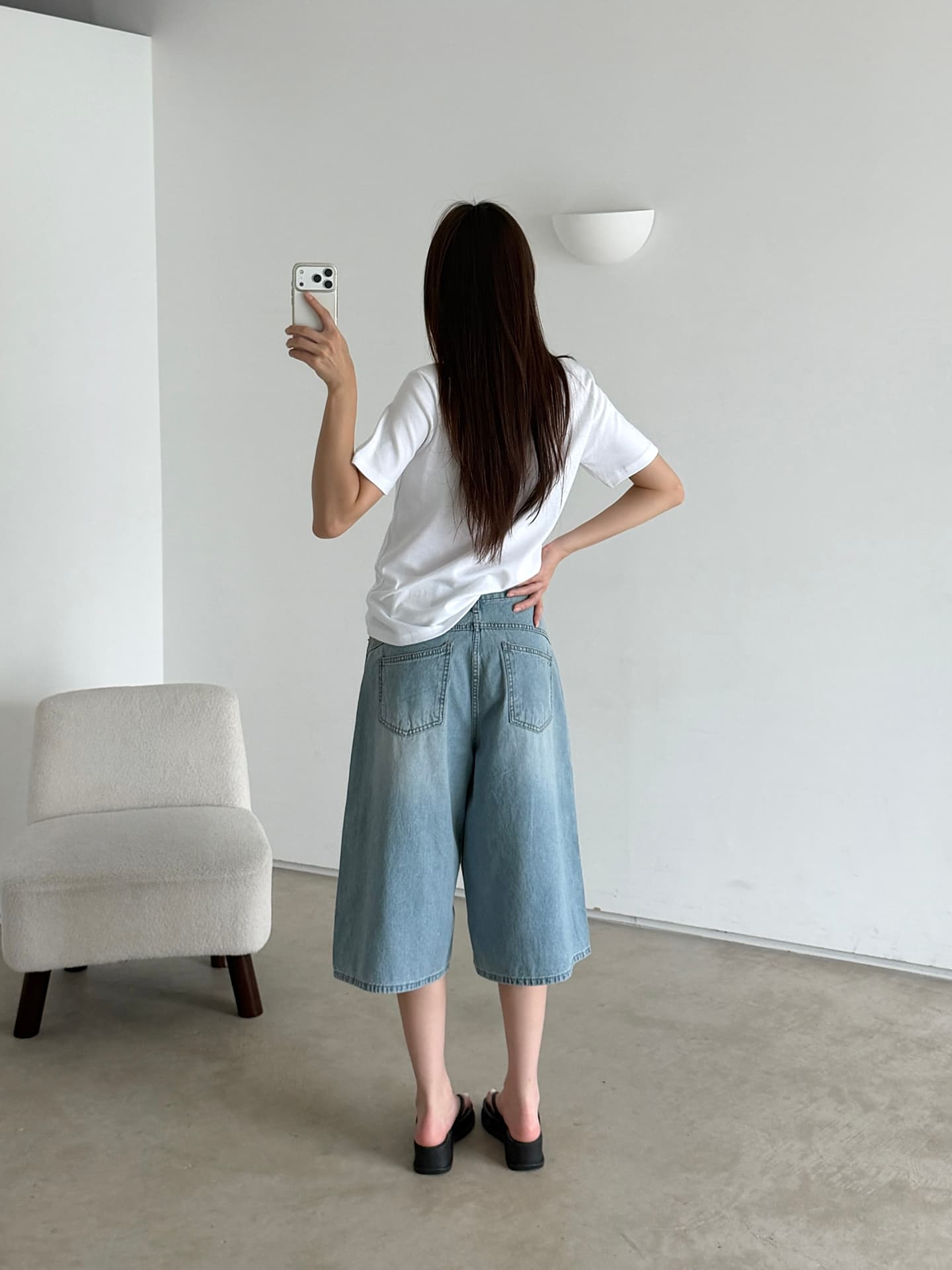 210_5-length Bermuda shorts - 이미지 4
