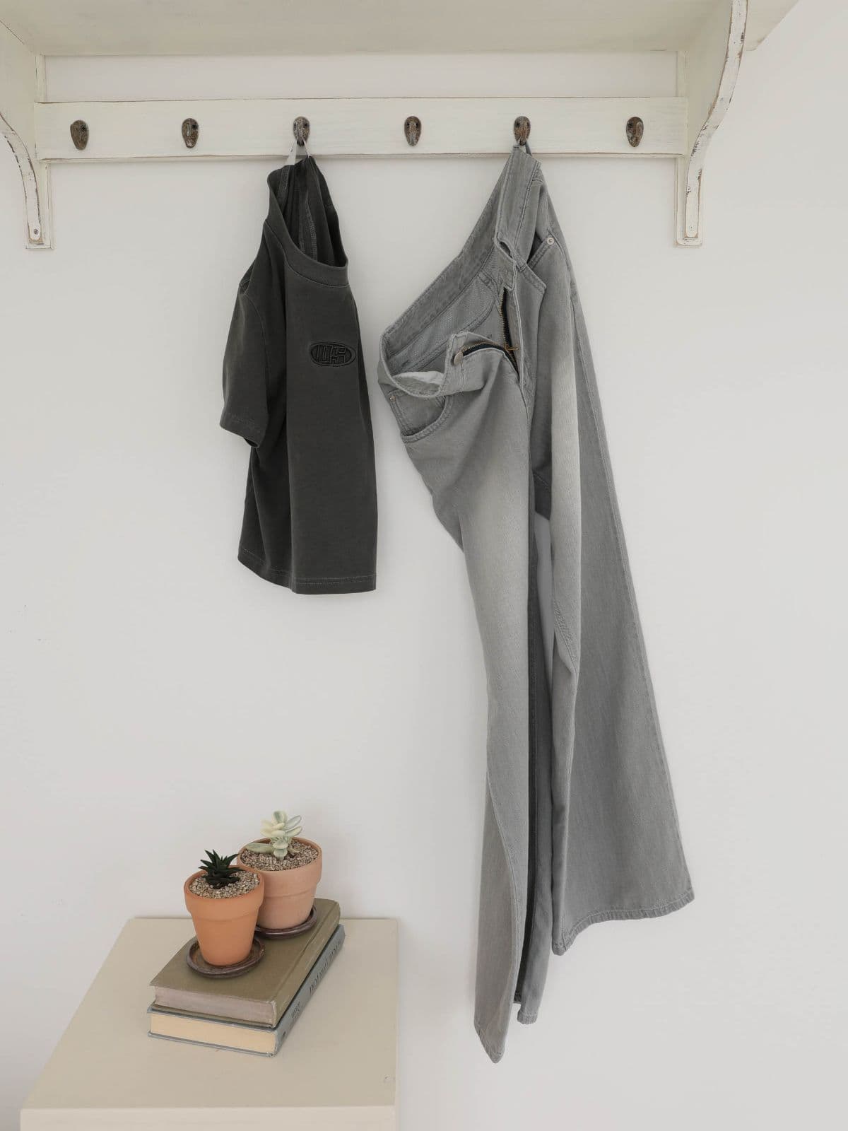 207 Gray Wide) Summer Wide Denim Gray Wash - 이미지 6
