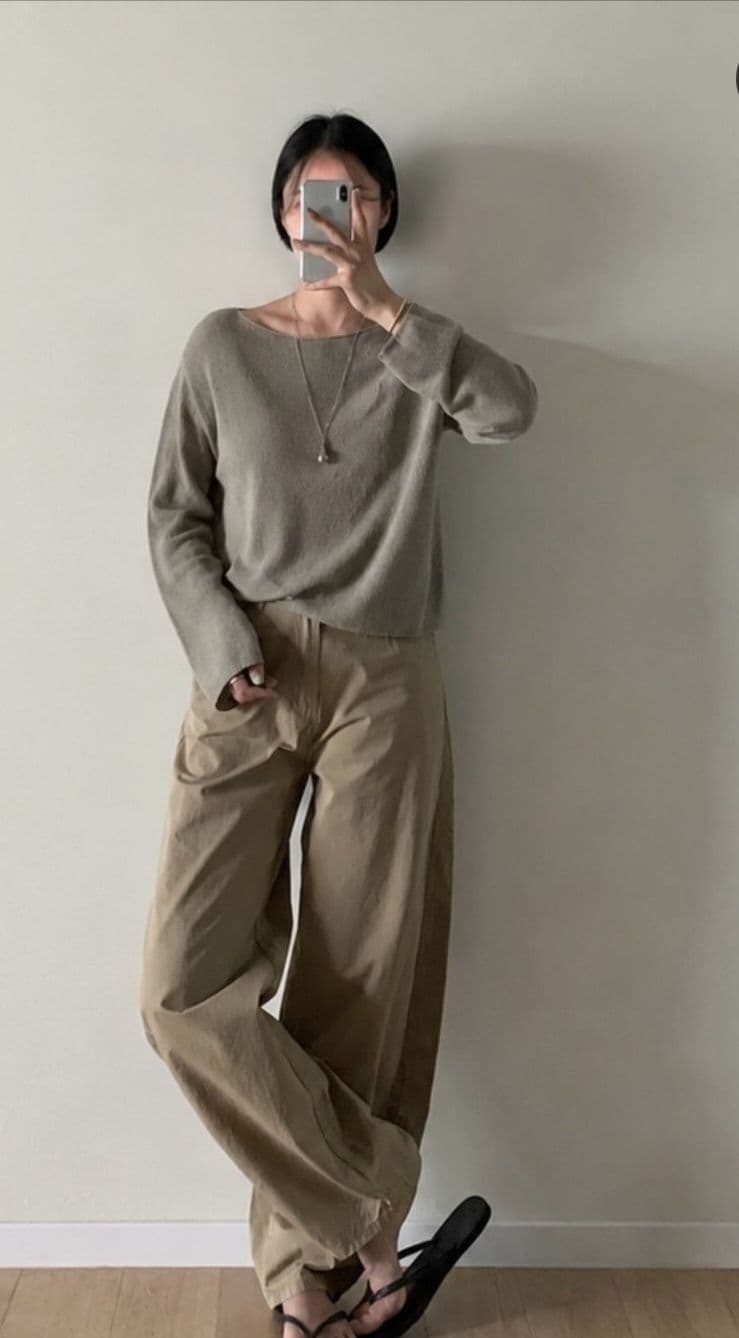 204 Coca Curved) Summer Curved Baggy Pants - 이미지 3
