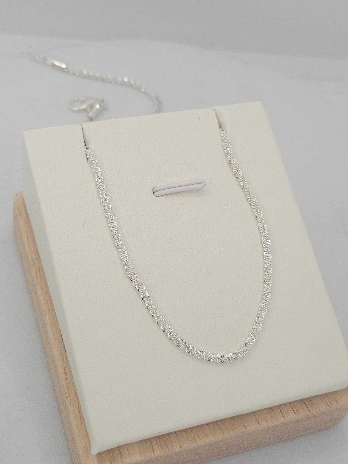 925 Silver Snowflake Necklace - 이미지 1