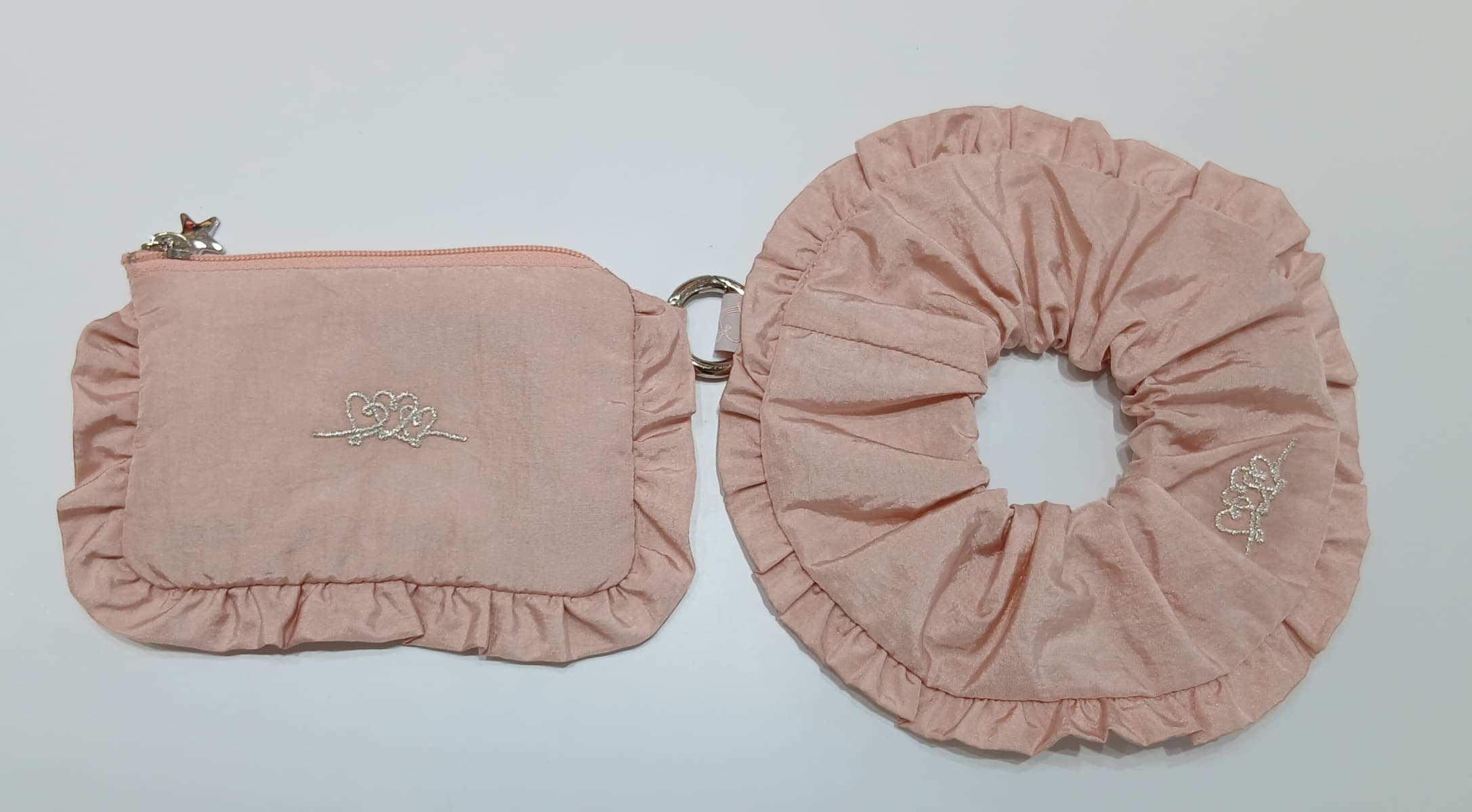 Loving Embroidery Scrunchie Set - 이미지 2