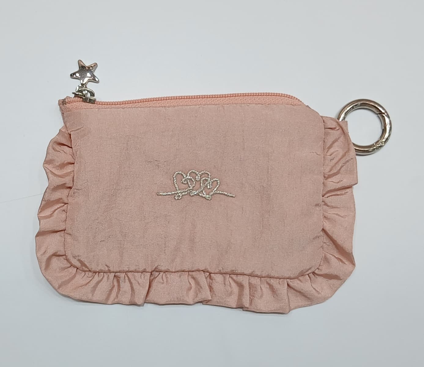 Loving Embroidered Card Wallet - 이미지 3