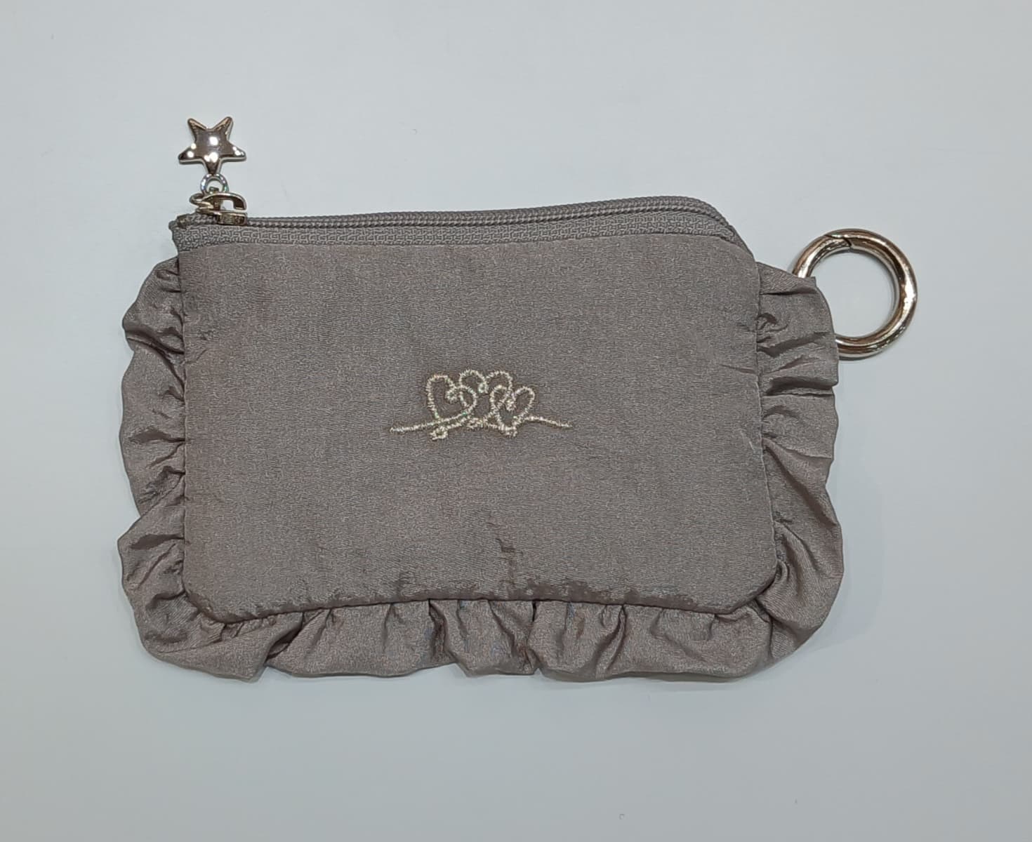 Loving Embroidered Card Wallet - 이미지 5